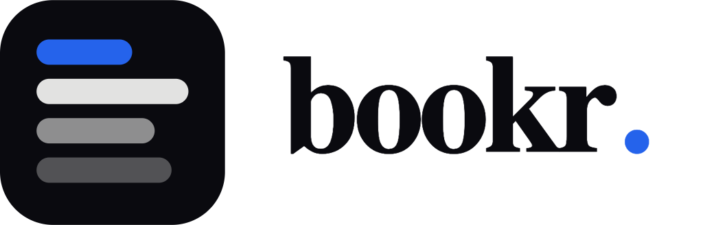 Bookr wordmark on light